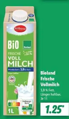 Lidl Bioland Frische Vollmilch Angebot