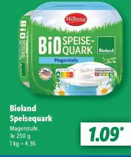 Lidl Bioland Speisequark Angebot