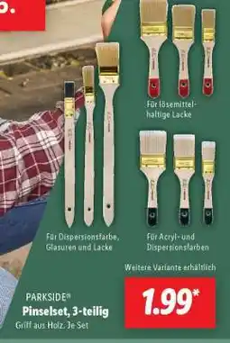 Lidl PARKSIDE Pinselset, 3-teilig Angebot