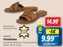 Lidl esmara Pantoletten Angebot