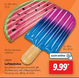 Lidl CRIVIT Luftmatratze Angebot