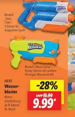 Lidl NERF Wasserblaster Angebot