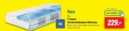 Lidl fan 7-Zonen-Taschenfederkern-Matratze Angebot