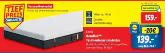 Lidl Emma Aeroflex -Taschenfederkernmatratze Angebot