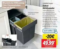 Lidl Einbau-Abfallsammler Angebot