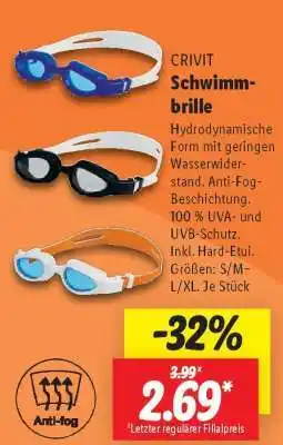 Lidl CRIVIT Schwimmbrille Angebot