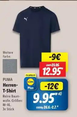 Lidl Puma Herren-T-Shirt Angebot