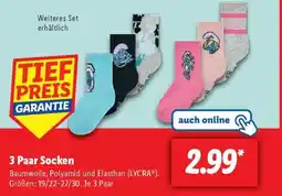 Lidl 3 Paar Socken Angebot