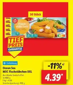Lidl Ocean Sea MSC Fischstäbchen XXL Angebot