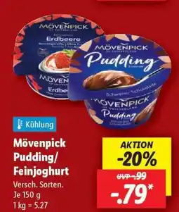 Lidl Mövenpick Pudding/Feinjoghurt Angebot