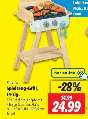 Lidl Playtive Spielzeug-Grill, 14-tlg Angebot