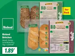 Lidl Bioland Brötchen Angebot