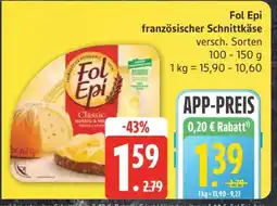 Edeka Fol Epi, französischer Schnittkäse Angebot