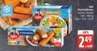 Edeka Iglo Fischstäbchen Angebot