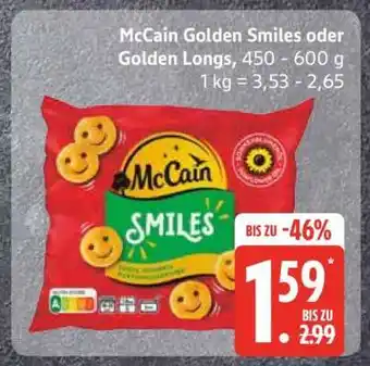 Edeka McCain Golden Smiles oder Golden Longs Angebot
