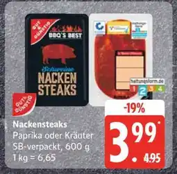 Edeka Nackensteaks Angebot