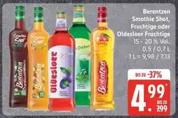 Edeka Berentzen Smoothie Shot, Fruchtige oder Oldesloer Fruchtige Angebot