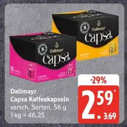 Edeka DALLMAYR Capsa Kaffeekapseln Angebot