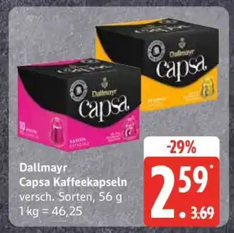 Edeka DALLMAYR Capsa Kaffeekapseln Angebot