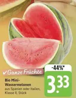 Edeka Bio Mini Wassermelonen Angebot