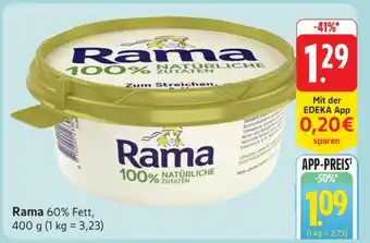 Edeka Rama 60% Fett Angebot