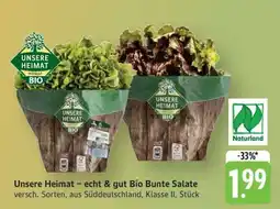 Edeka Unsere Heimat – echt & gut Bio Bunte Salate Angebot