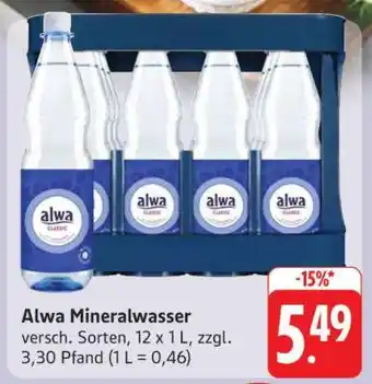 Edeka Alwa Mineralwasser Angebot