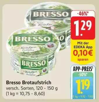 Edeka Bresso Brotaufstrich Angebot