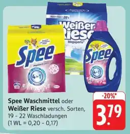 Edeka Spee Waschmittel oder Weißer Riese Angebot
