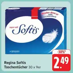 Edeka Regina Softis Taschentücher 30 x 9er Angebot