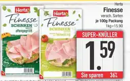 Edeka Herta Finesse Schinken Angebot