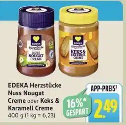 Edeka EDEKA Herzstücke Nuss Nougat Creme oder Keks & Karamell Creme Angebot