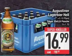 Edeka Augustiner Lagerbier Hell Angebot