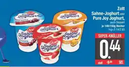 Edeka Zott Sahne-Joghurt oder Pure Joy Joghurt Angebot