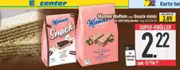 Edeka Manner Waffeln oder Snack minis Angebot