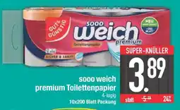 Edeka sooo weich premium Toilettenpapier Angebot