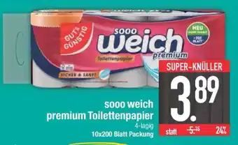Edeka sooo weich premium Toilettenpapier Angebot