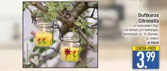 Edeka Duftkerze Citronella Angebot
