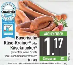 Edeka Bayerische Käse-Krainer oder Käseknacker Angebot