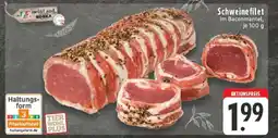 Edeka Schweinefilet im Baconmantel Angebot