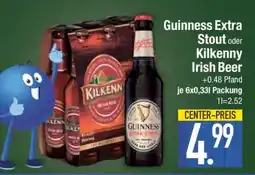 Edeka Guinness Extra Stout oder Kilkenny Irish Beer Angebot