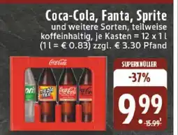 Edeka Coca-Cola, Fanta, Sprite und weitere Sorten Angebot