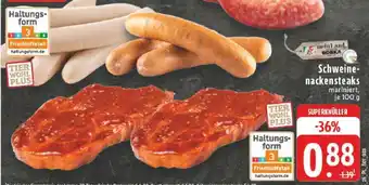 Edeka Schweine-Nackensteaks mariniert Angebot