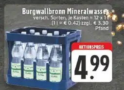 Edeka Burgwallbronn Mineralwasser Angebot