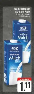 Edeka Weihenstephan H-Milch Angebot