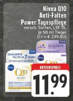 Edeka Nivea Q10 Anti-Falten Power Tagespflege Angebot