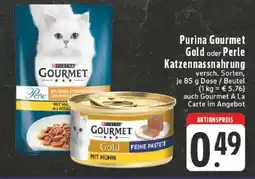 Edeka Purina Gourmet Gold oder Perle Katzennassnahrung Angebot