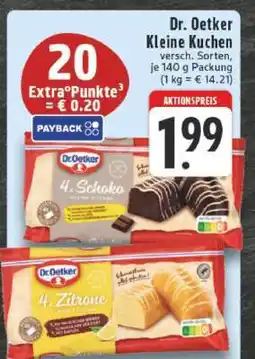 Edeka DR. OETKER Kleine Kuchen Angebot