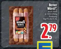Edeka Berner Würstl Angebot