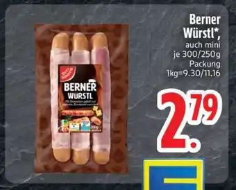 Edeka Berner Würstl Angebot